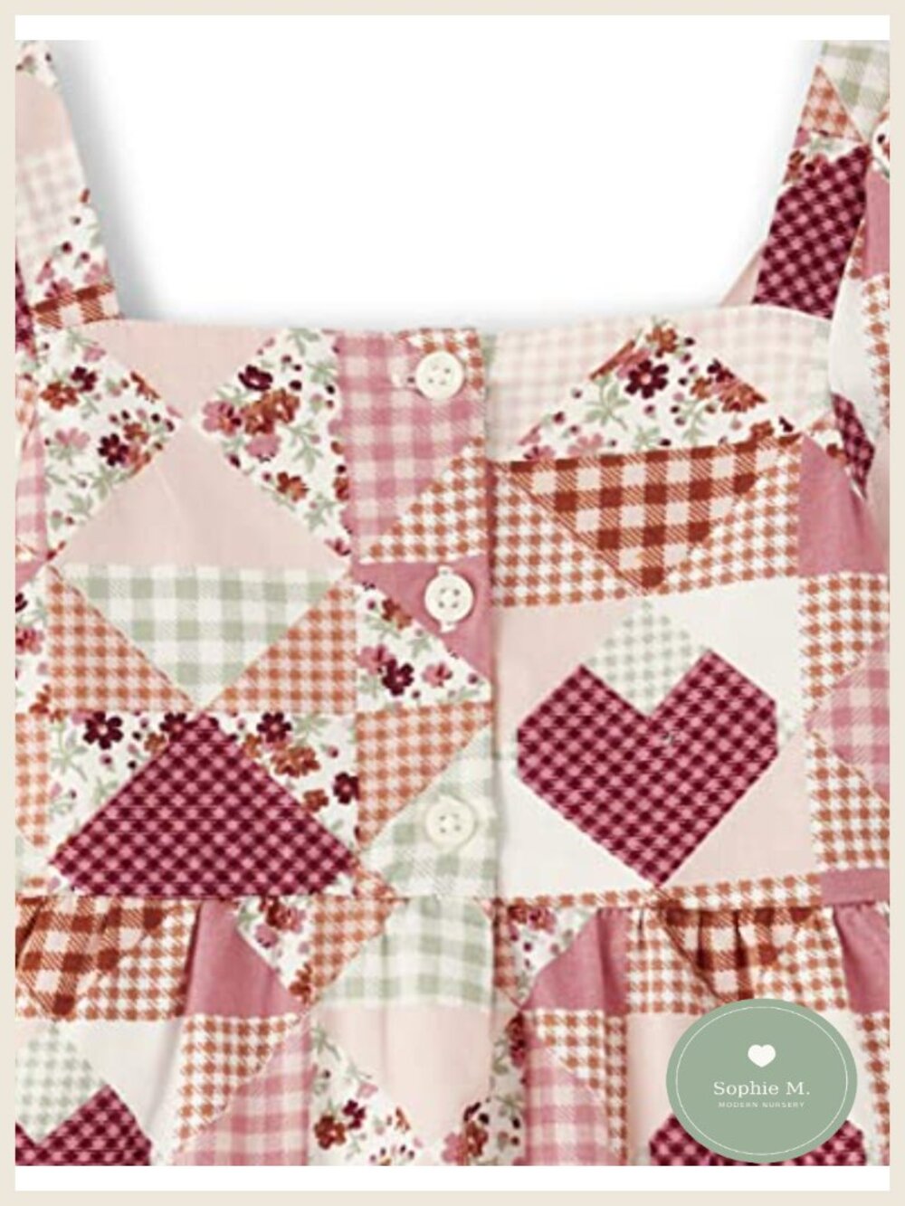 Girls Toddler Long Sleeve Tiered Dress 100% Cotton Twill Ruffled Hem - Picture 3 of 4